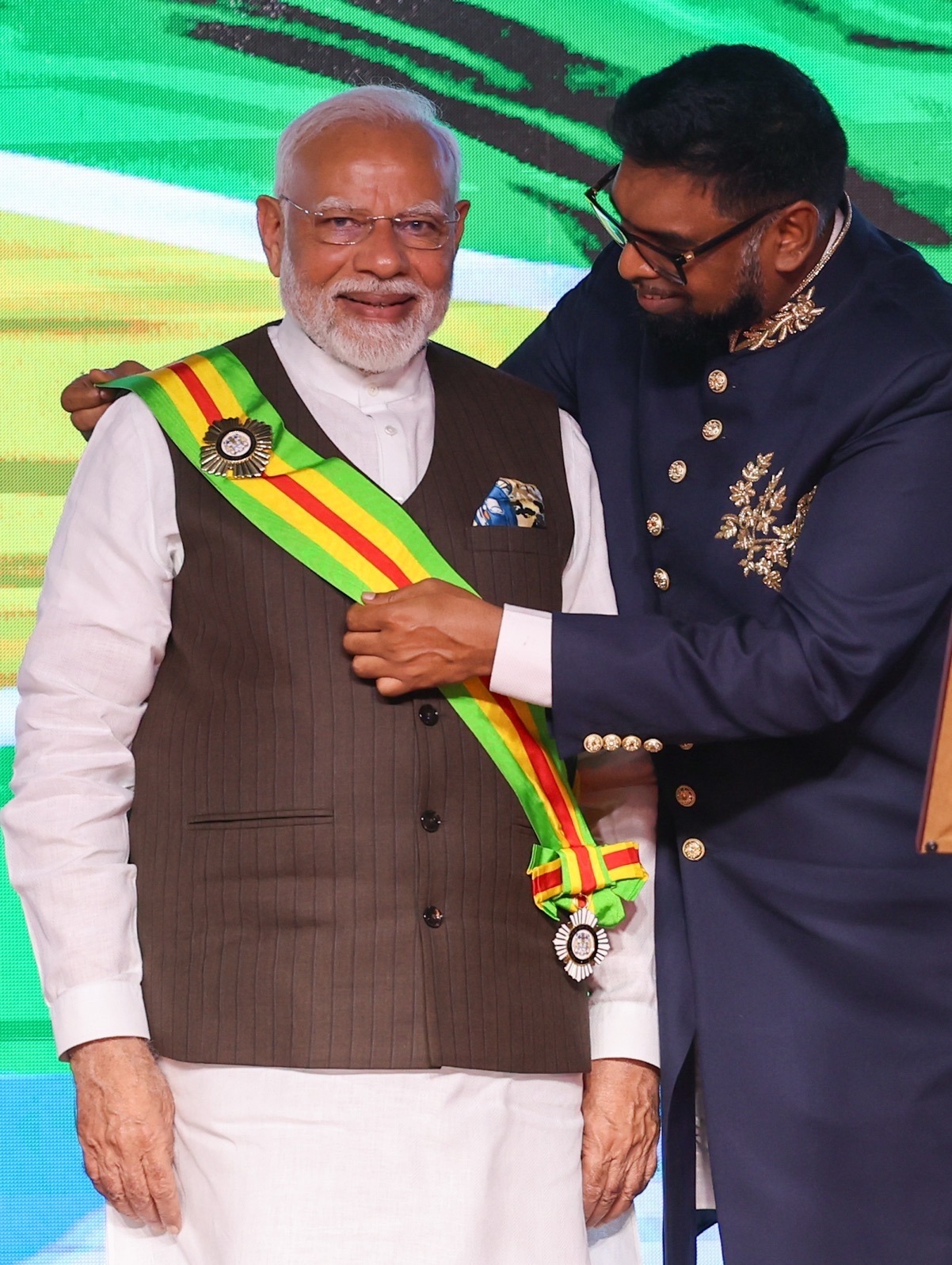 Prime Minister Modi receives Guyana's Highest National Award